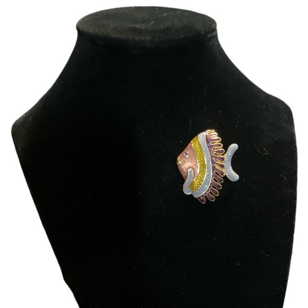 Vintage PSCo Enamel Fish Brooch 1999/2000